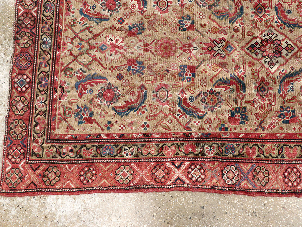 Vintage Persian Malayer Runner, No.17531 - Staging