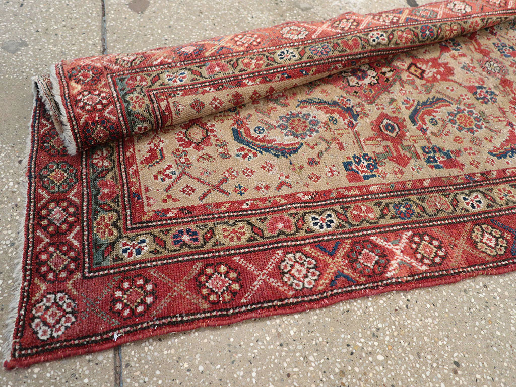 Vintage Persian Malayer Runner, No.17531 - Staging