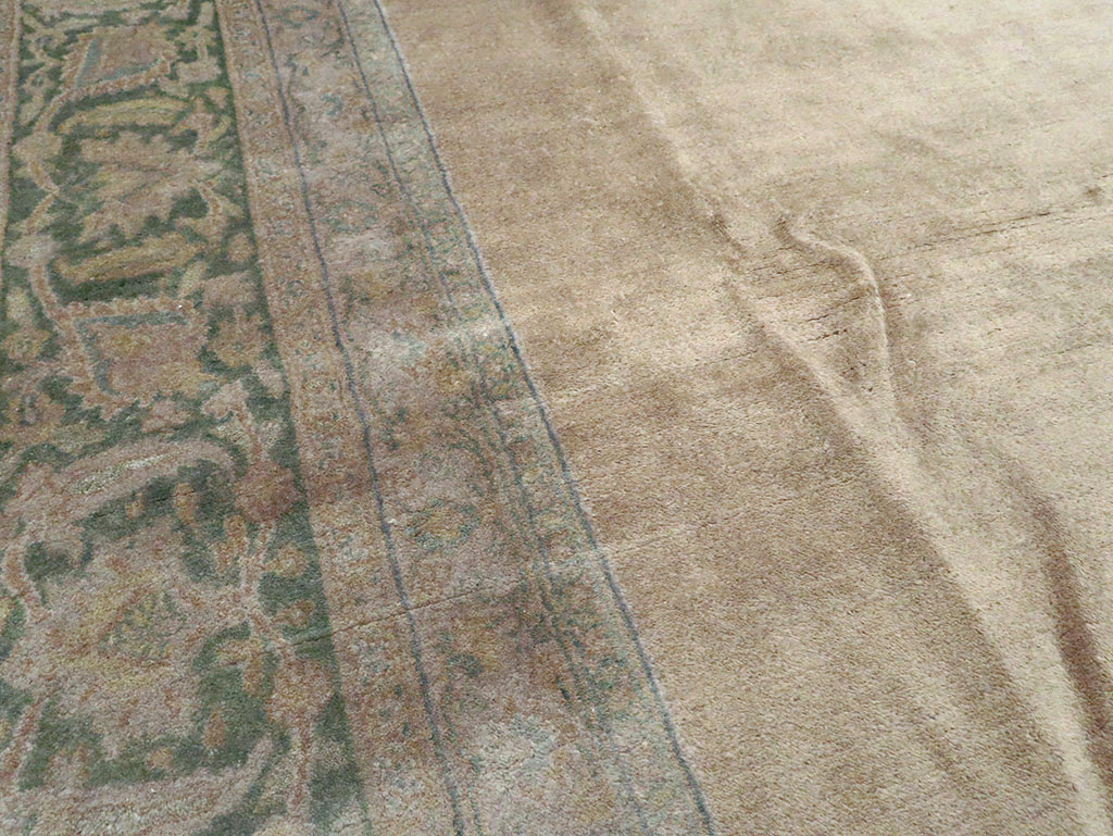 Antique Indian Agra Carpet, No.17547 - Staging