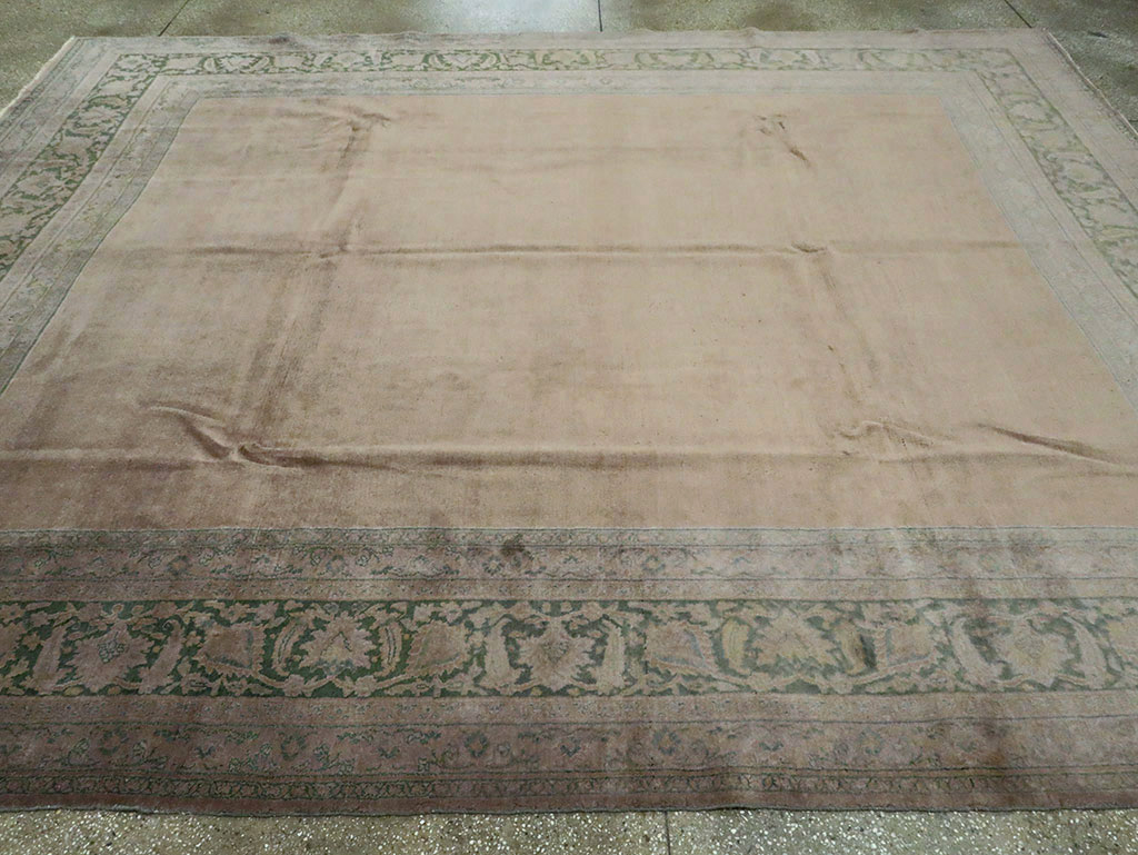 Antique Indian Agra Carpet, No.17547 - Staging