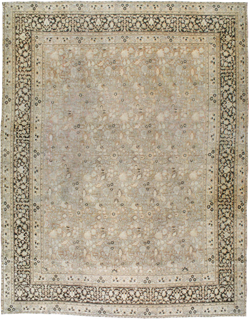 ANtique Persian Mashad Carpet, No.17550 - Staging