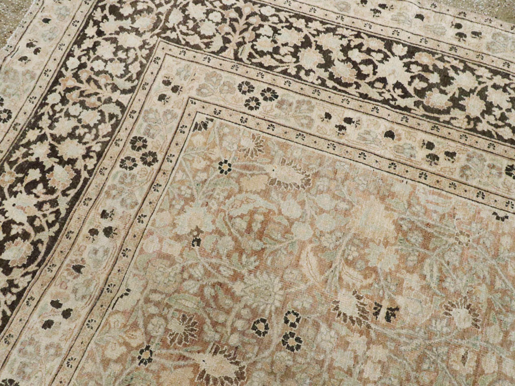 ANtique Persian Mashad Carpet, No.17550 - Staging