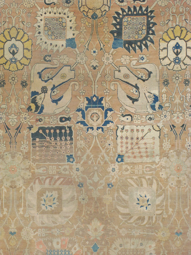 Antique Persian Tabriz Hagi Jalili Carpet, No.17551 - Staging