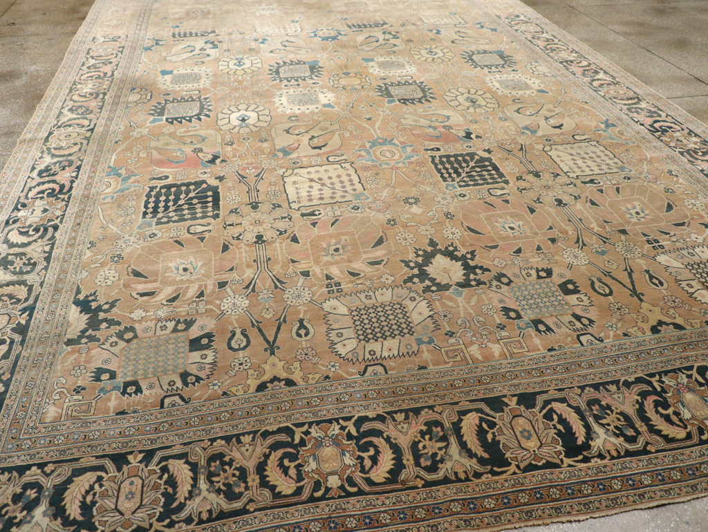 Antique Persian Tabriz Hagi Jalili Carpet, No.17551 - Staging