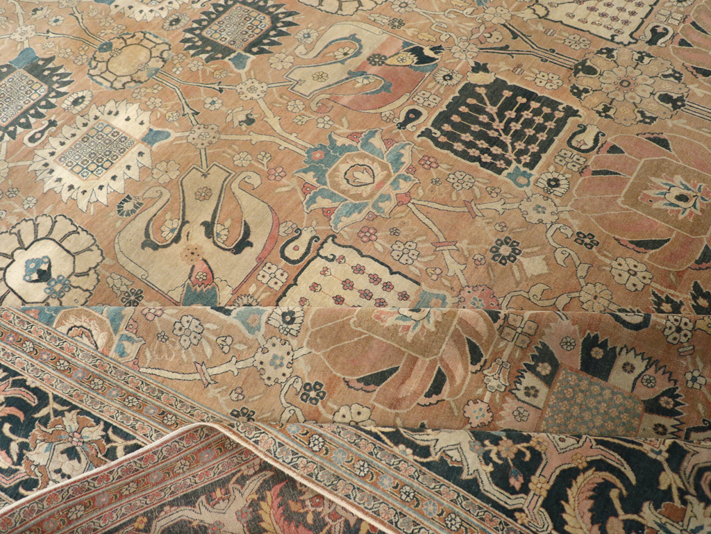 Antique Persian Tabriz Hagi Jalili Carpet, No.17551 - Staging