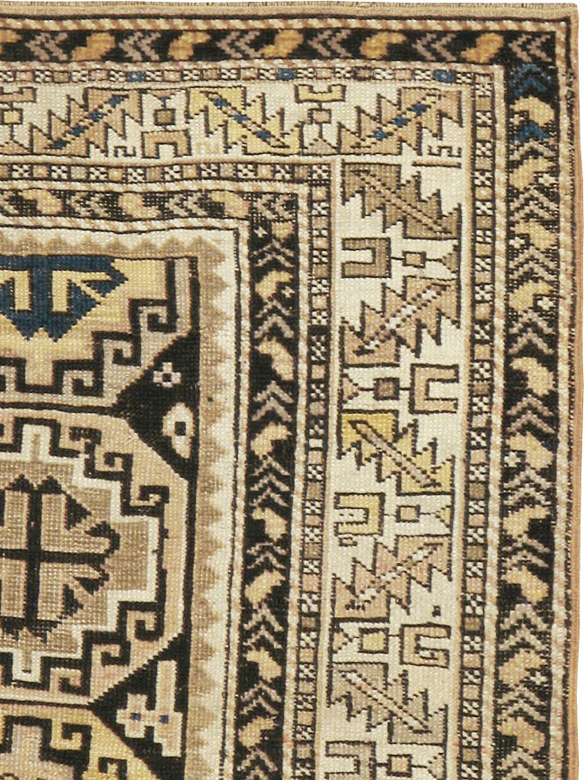 Antique Caucasian Shirvan Rug, No.17560 - Staging