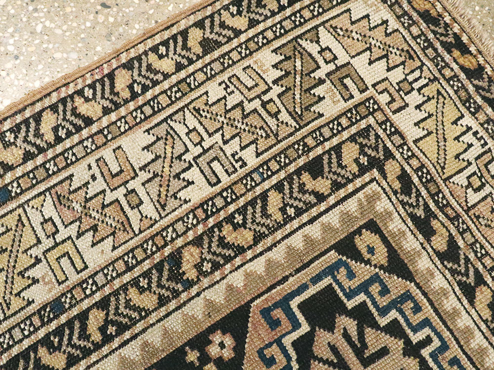 Antique Caucasian Shirvan Rug, No.17560 - Staging