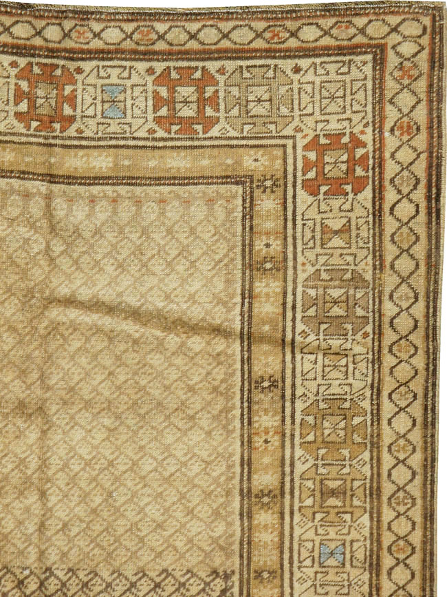 Vintage Persian Kurdish Rug, No.17565 - Staging