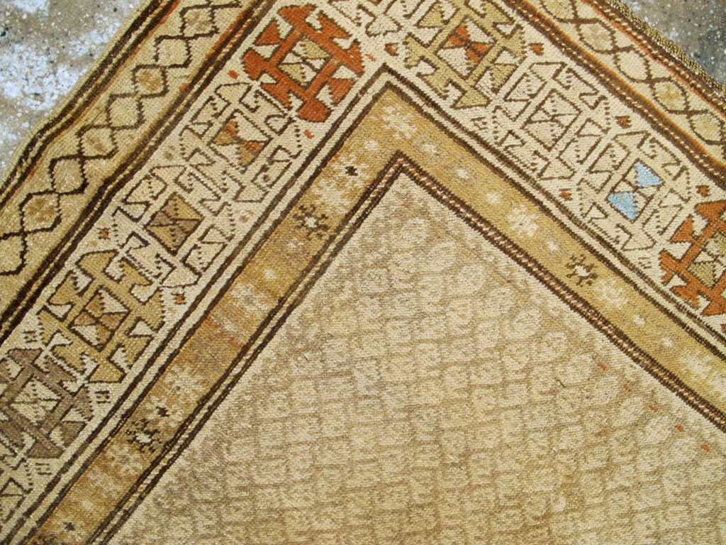 Vintage Persian Kurdish Rug, No.17565 - Staging