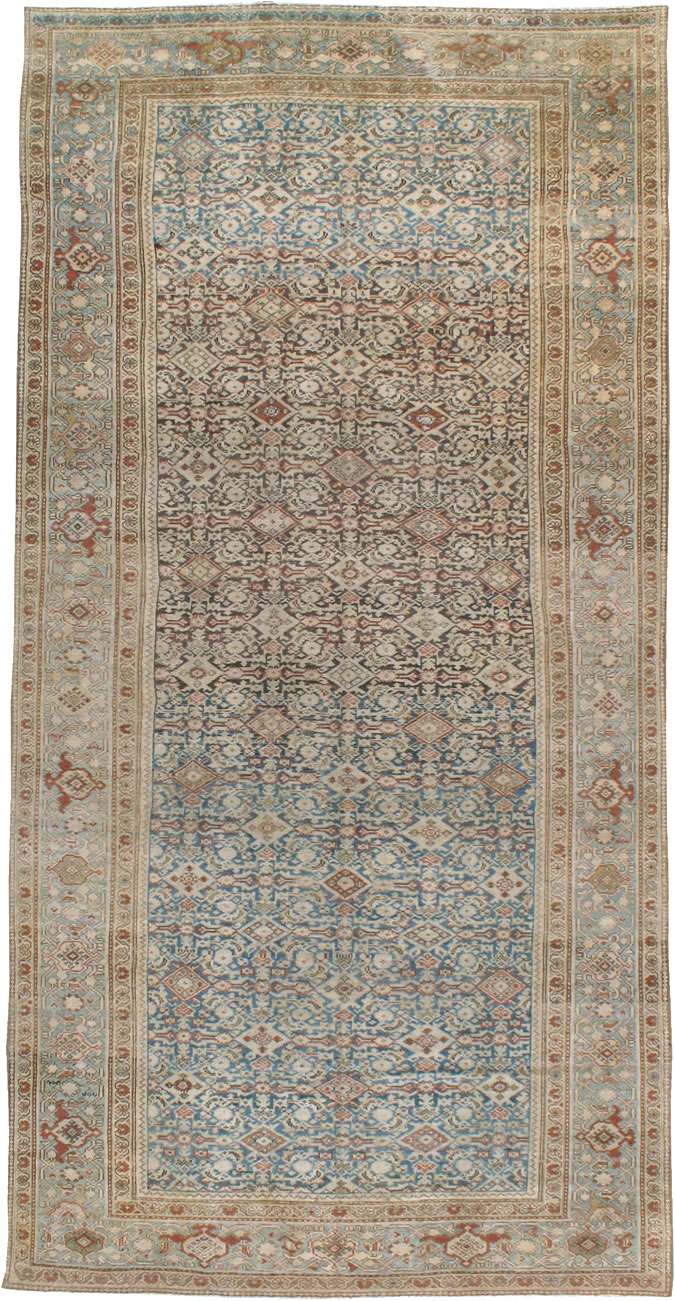 Vintage Persian Malayer Rug, No.17568 - Staging