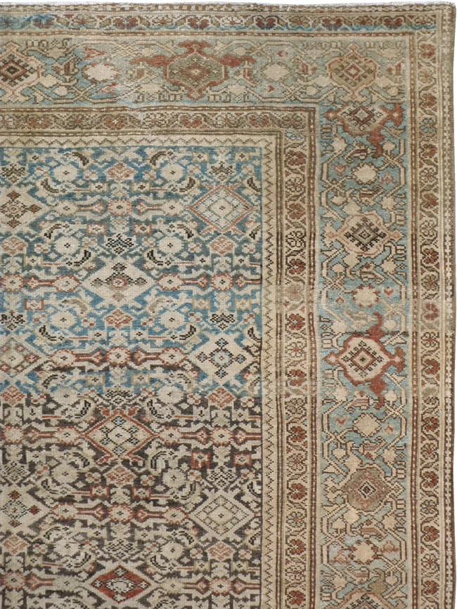 Vintage Persian Malayer Rug, No.17568 - Staging