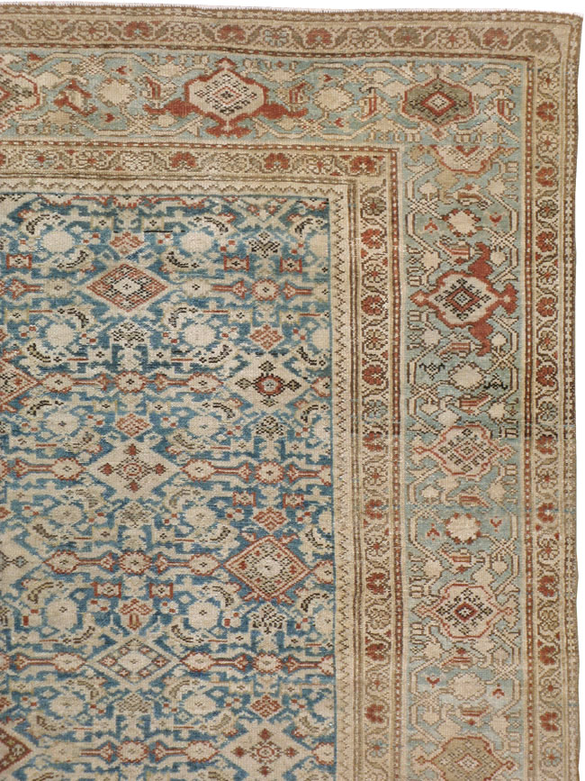 Vintage Persian Malayer Rug, No.17568 - Staging