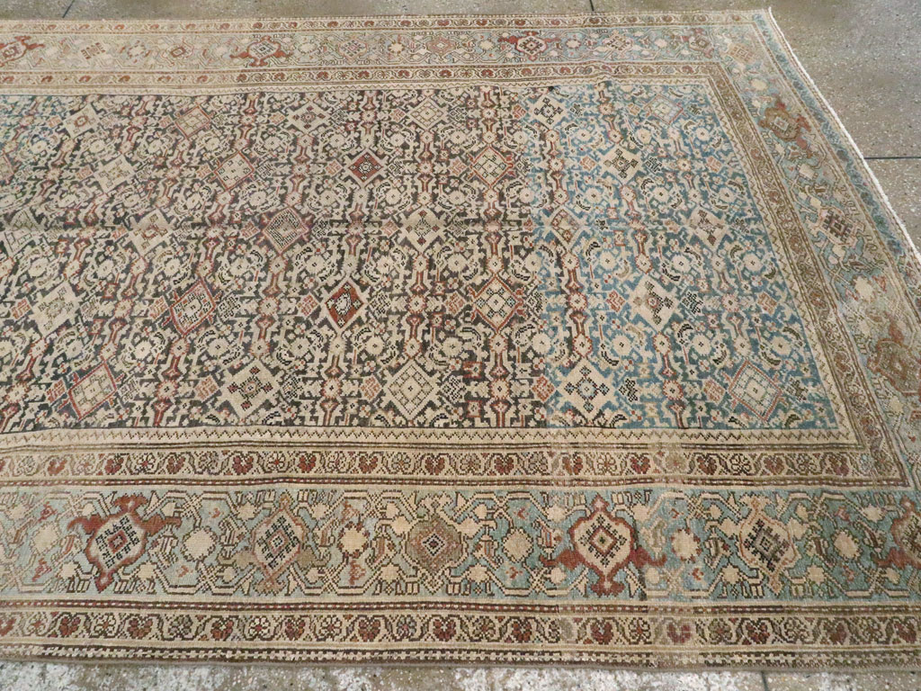Vintage Persian Malayer Rug, No.17568 - Staging