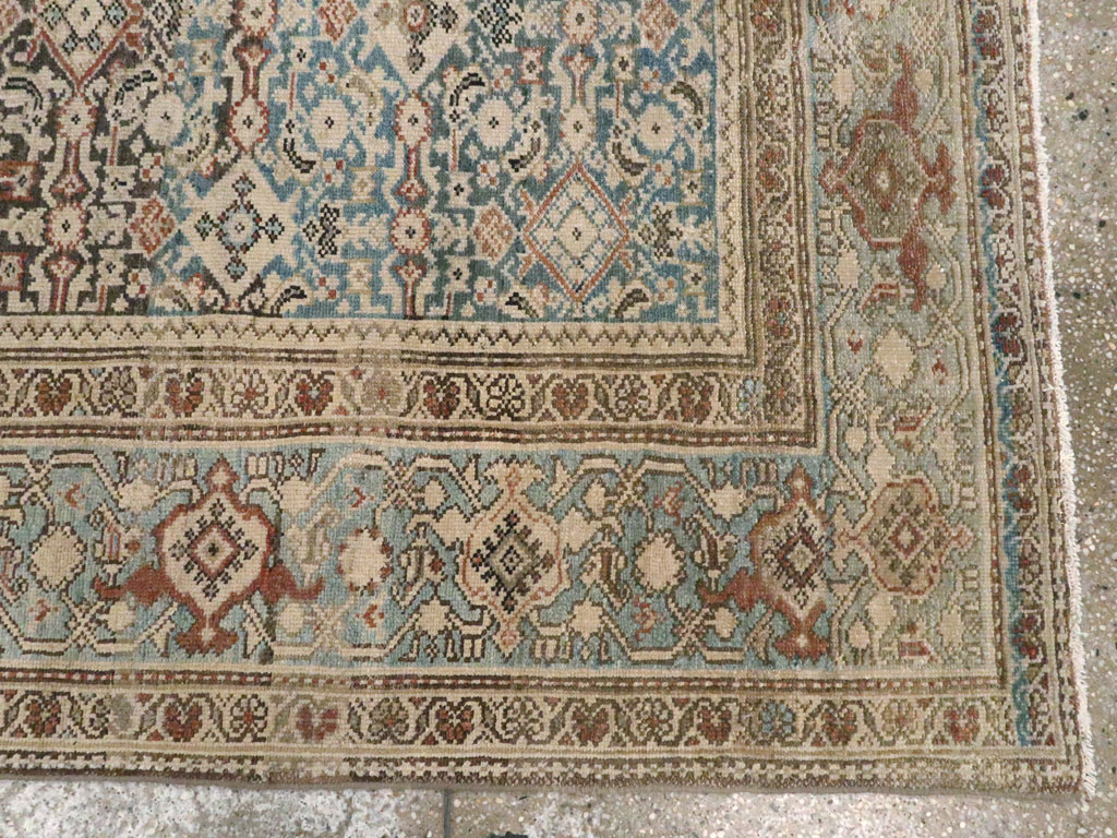 Vintage Persian Malayer Rug, No.17568 - Staging