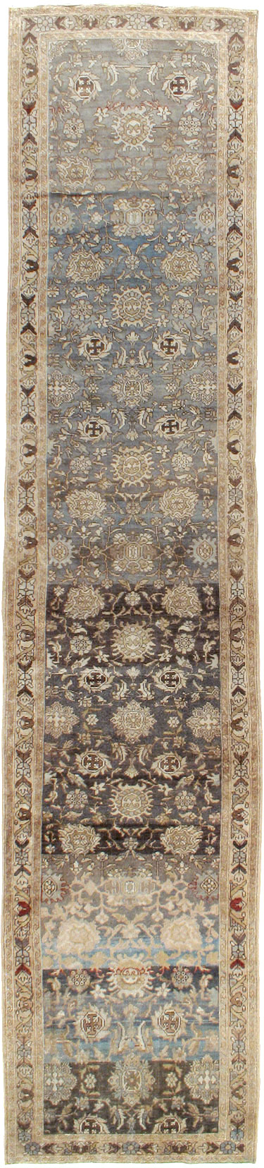 Vintage Persian Malayer Runner, No.17569 - Staging