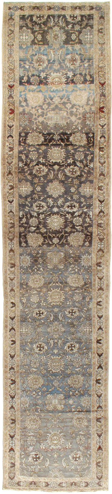 Vintage Persian Malayer Runner, No.17569 - Staging