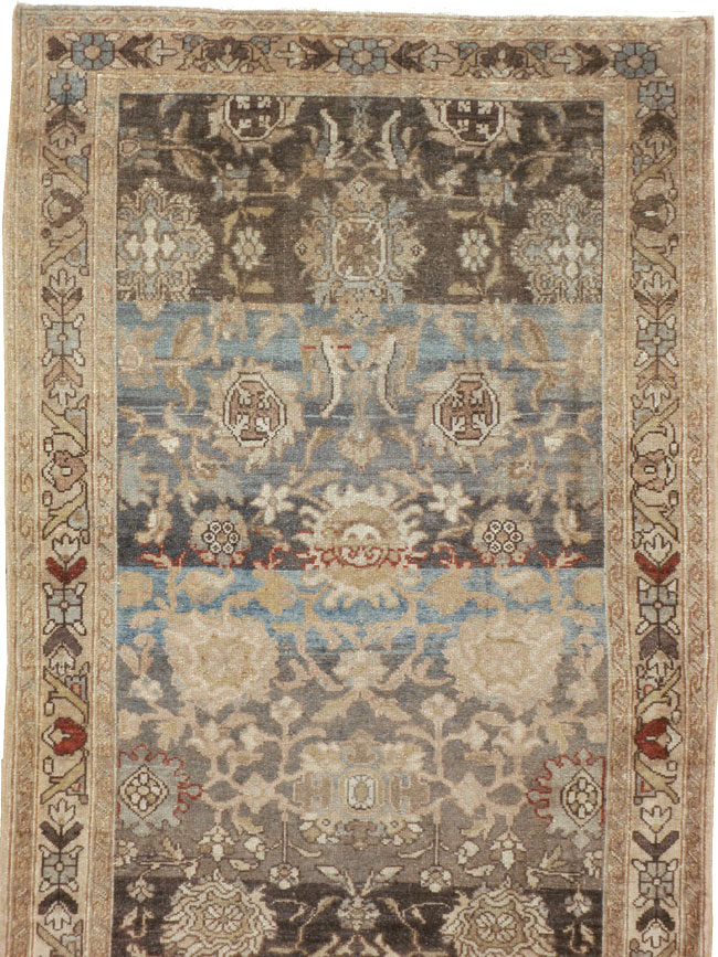 Vintage Persian Malayer Runner, No.17569 - Staging