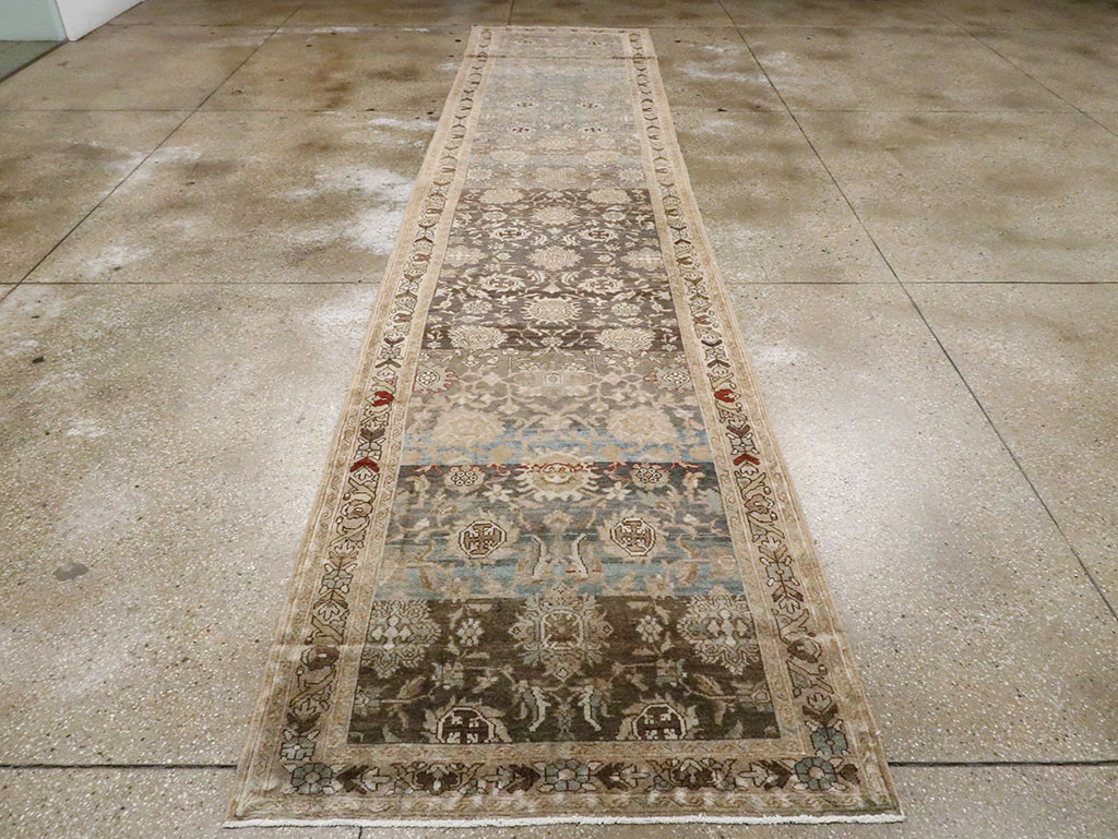 Vintage Persian Malayer Runner, No.17569 - Staging