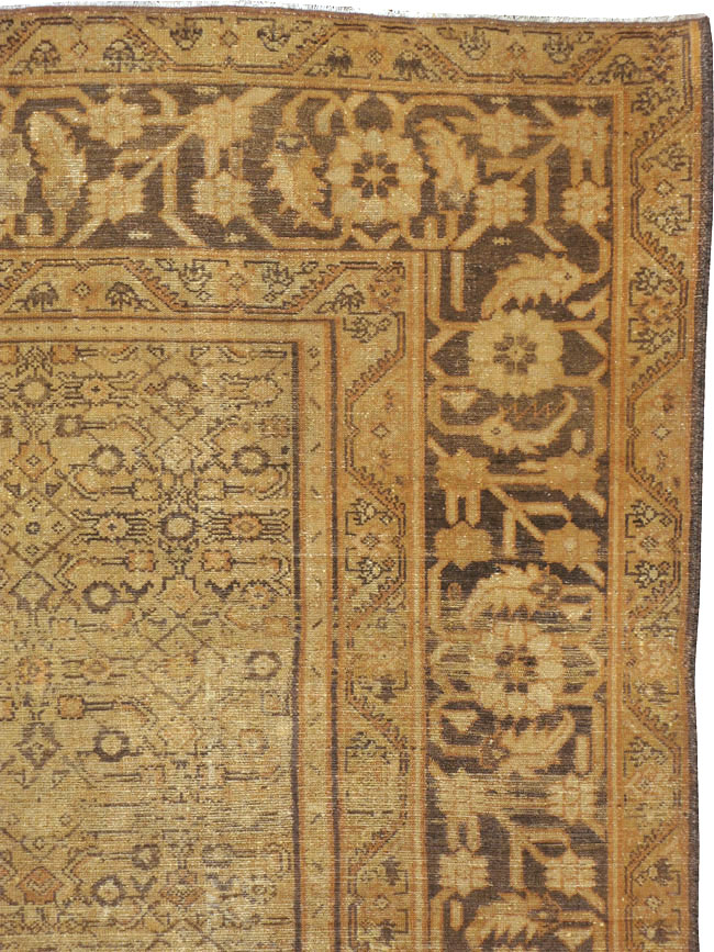 Antique Persian Malayer Carpet, No.17572 - Staging