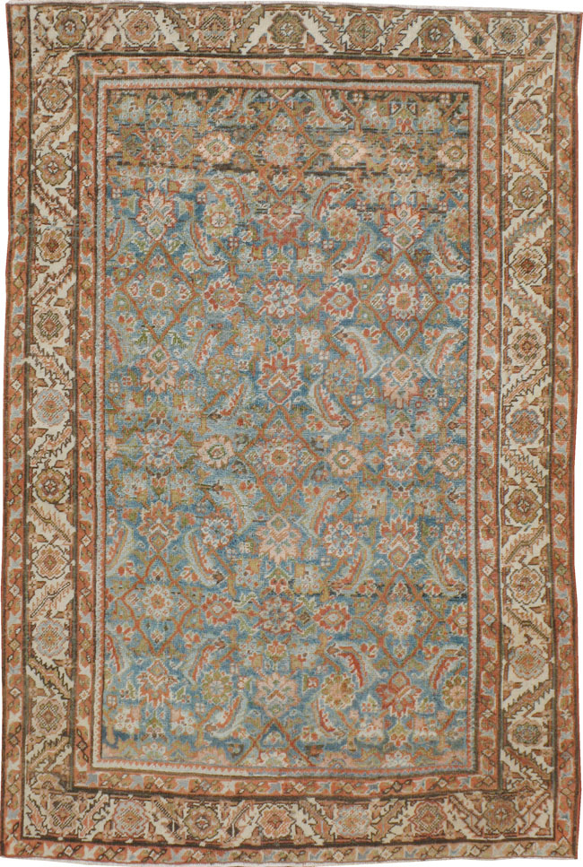 Vintage Persian Malayer Rug, No.17575 - Staging