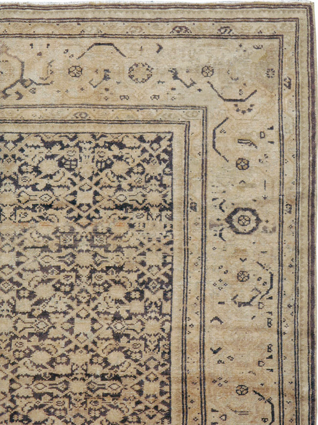 Vintage Persian Malayer Gallery Rug, No.17578 - Staging