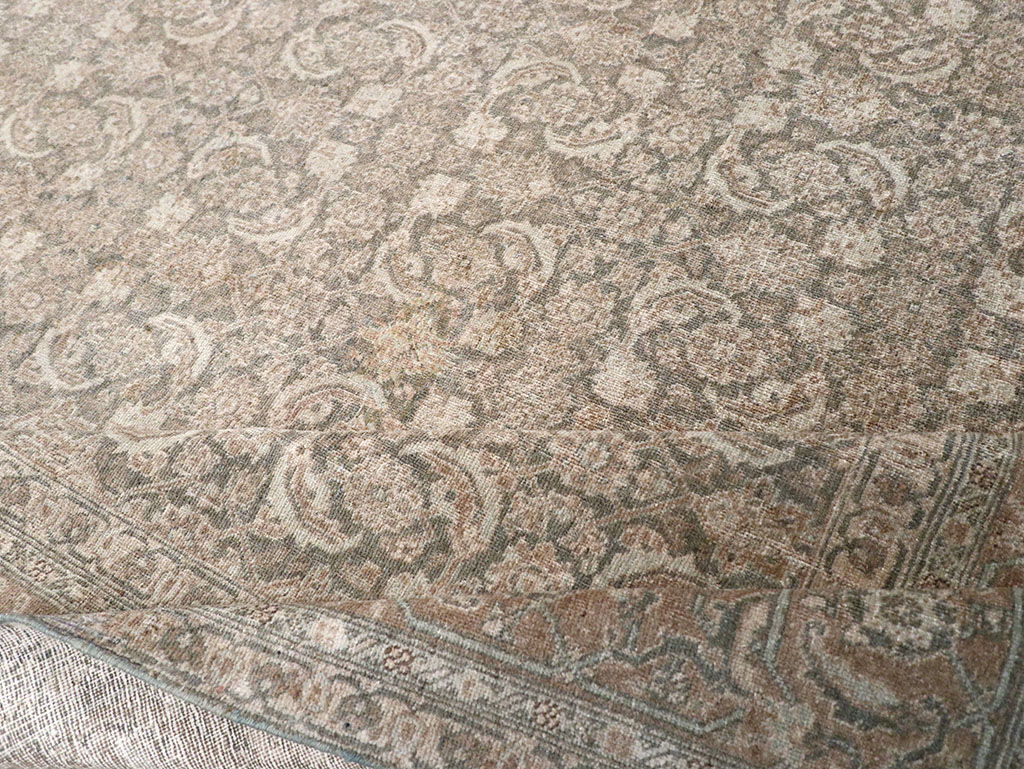 Antique Persian Tabriz Rug, No.17579 - Staging
