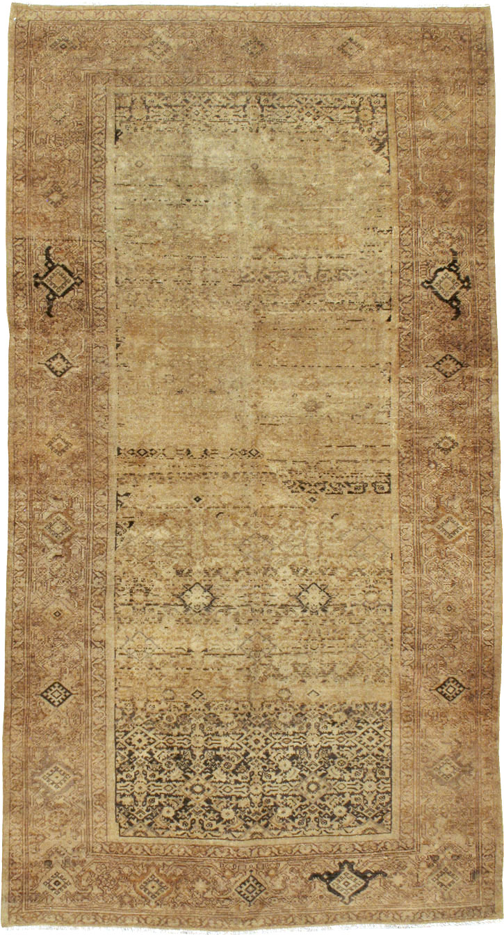 Vintage Persian Malayer Rug, No.17585 - Staging