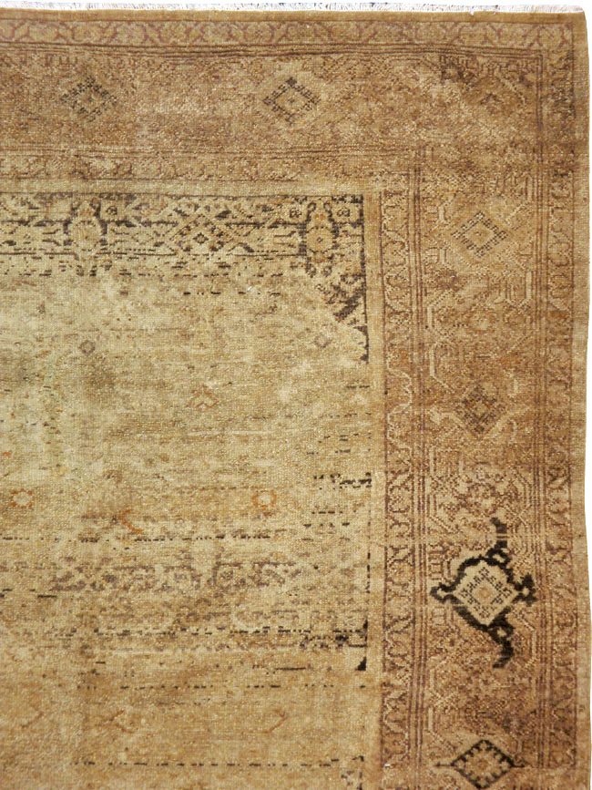 Vintage Persian Malayer Rug, No.17585 - Staging