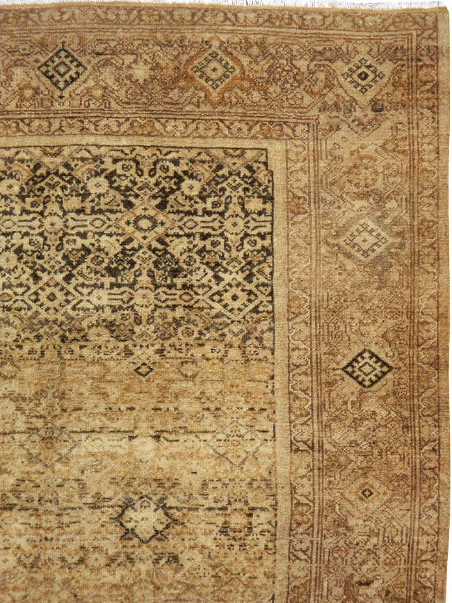 Vintage Persian Malayer Rug, No.17585 - Staging