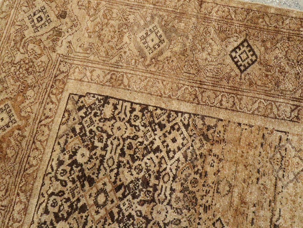 Vintage Persian Malayer Rug, No.17585 - Staging