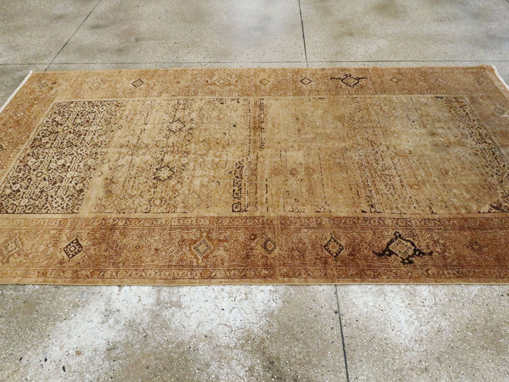 Vintage Persian Malayer Rug, No.17585 - Staging
