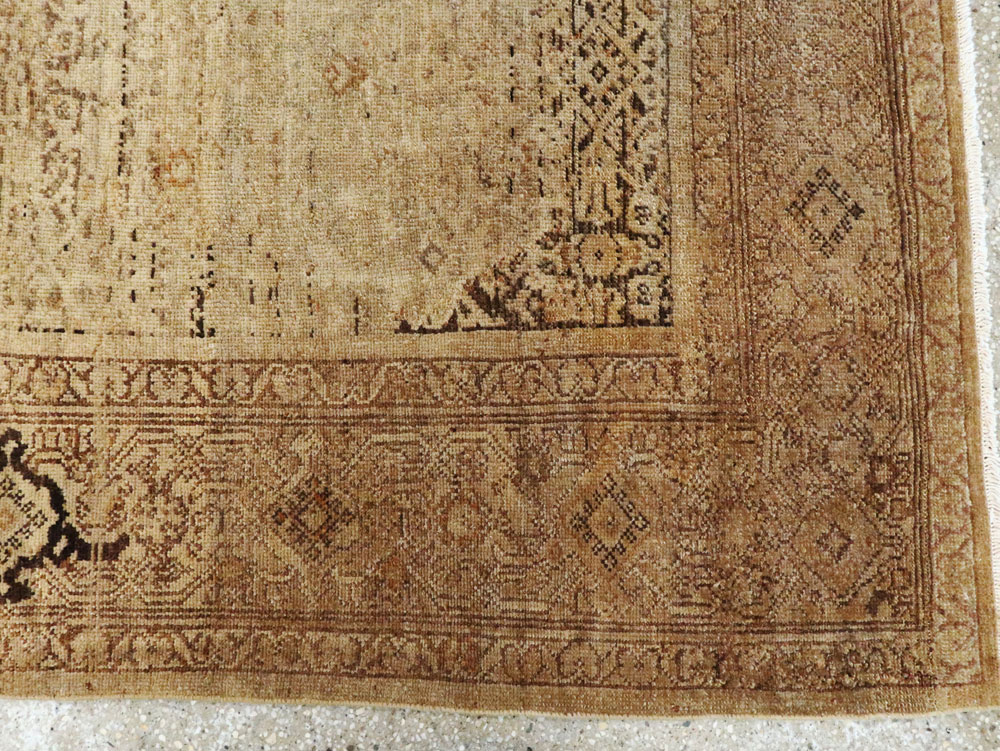 Vintage Persian Malayer Rug, No.17585 - Staging