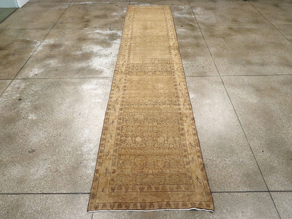 Vintage Persian Malayer Runner, No.17588 - Staging