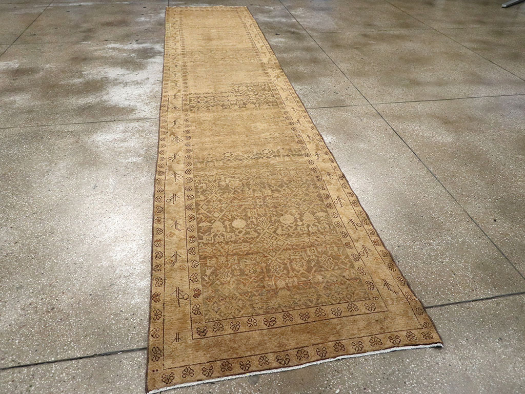 Vintage Persian Malayer Runner, No.17588 - Staging