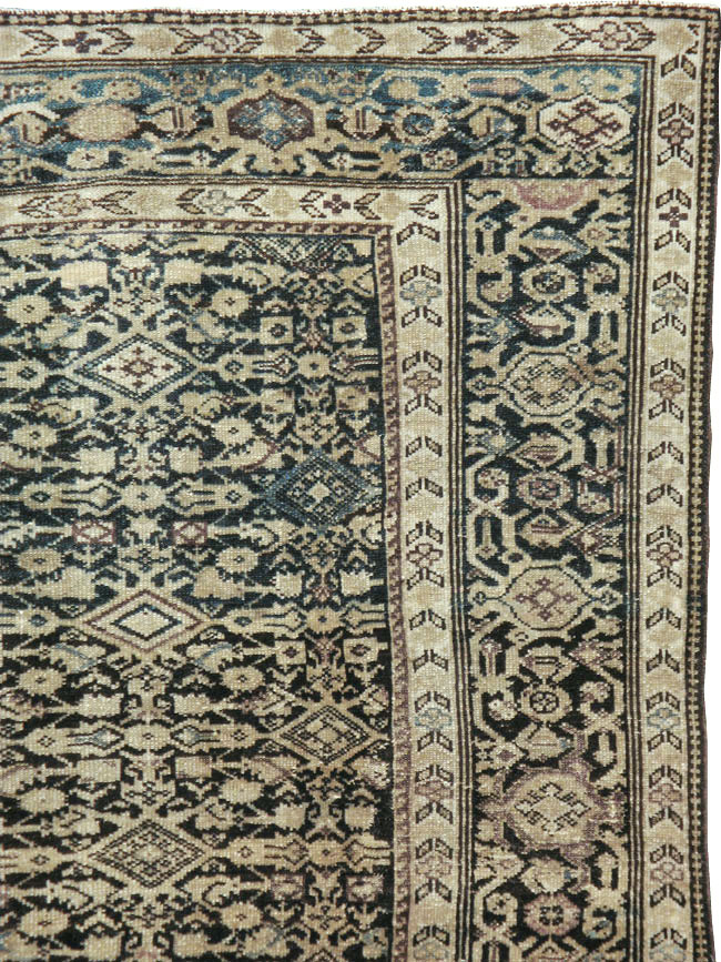 Antique Persian Malayer Carpet, No.17610 - Staging