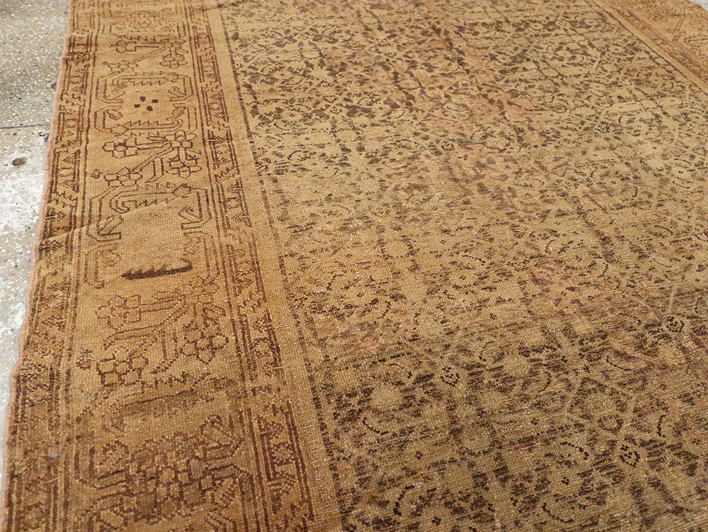 Antique Persian Malayer Carpet, No.17615 - Staging