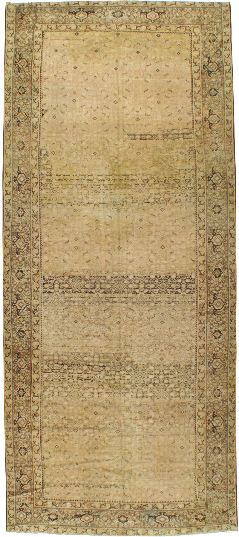 Vintage Persian Malayer Carpet, No.17617 - Staging