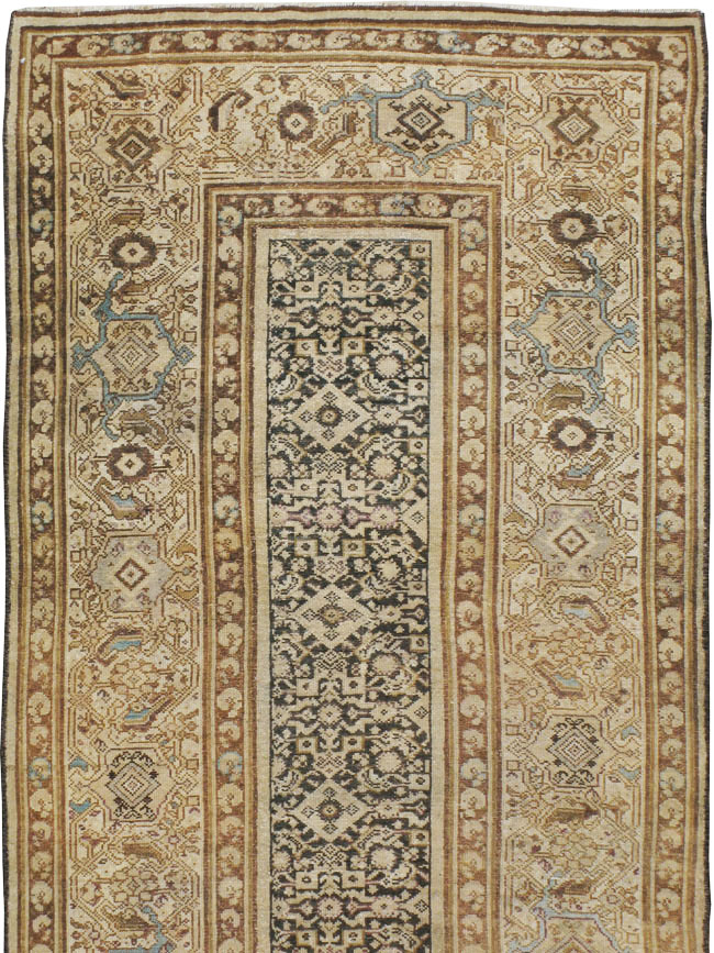Antique Persian Malayer Runner, No.17621 - Staging