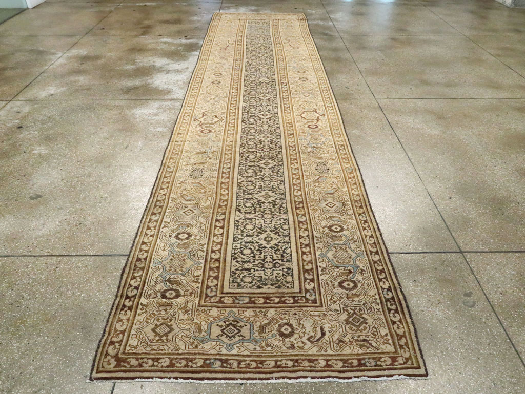 Antique Persian Malayer Runner, No.17621 - Staging