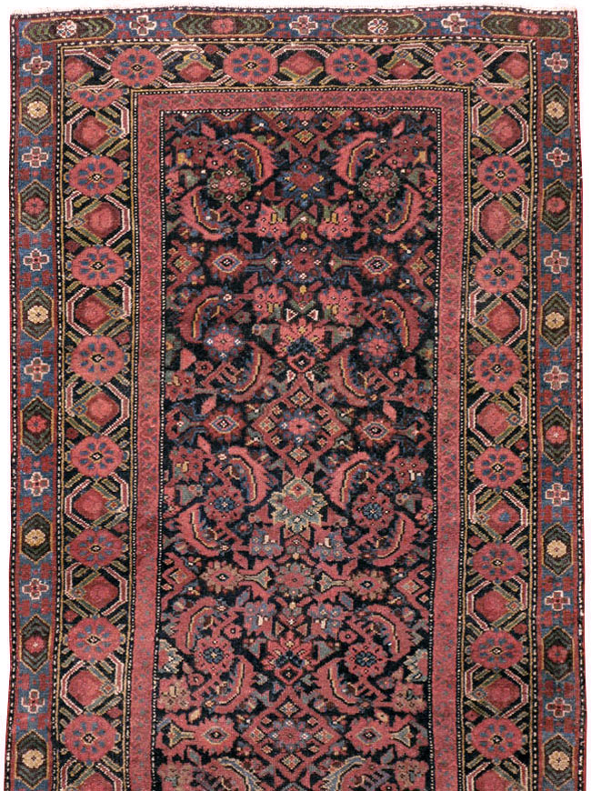 Vintage Persian Malayer Runner, No.17627 - Staging