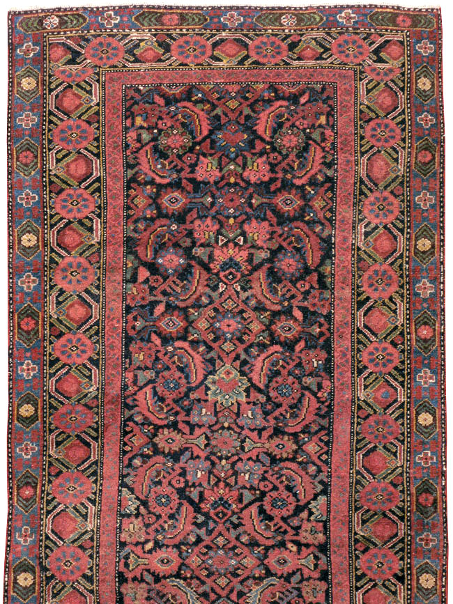Vintage Persian Malayer Runner, No.17627 - Staging