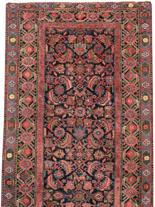 Vintage Persian Malayer Runner, No.17627 - Staging