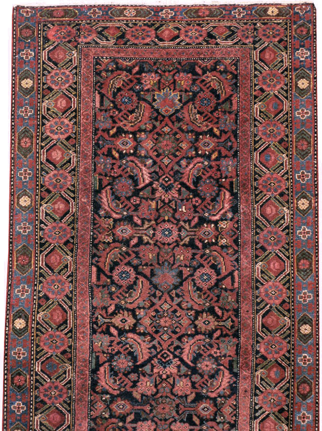 Vintage Persian Malayer Runner, No.17627 - Staging