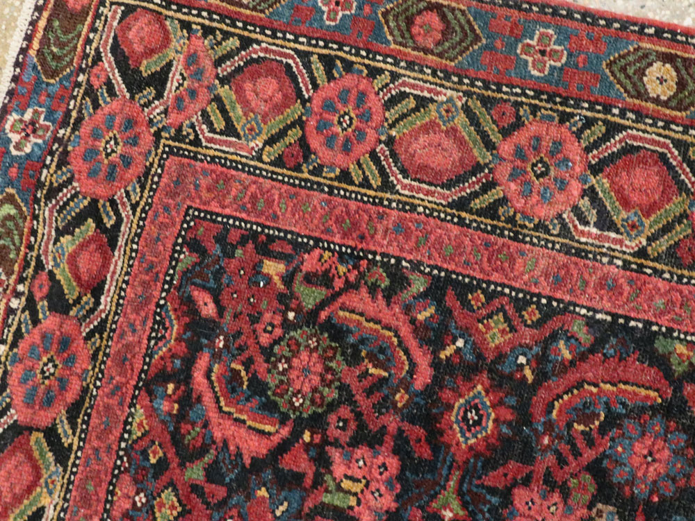 Vintage Persian Malayer Runner, No.17627 - Staging