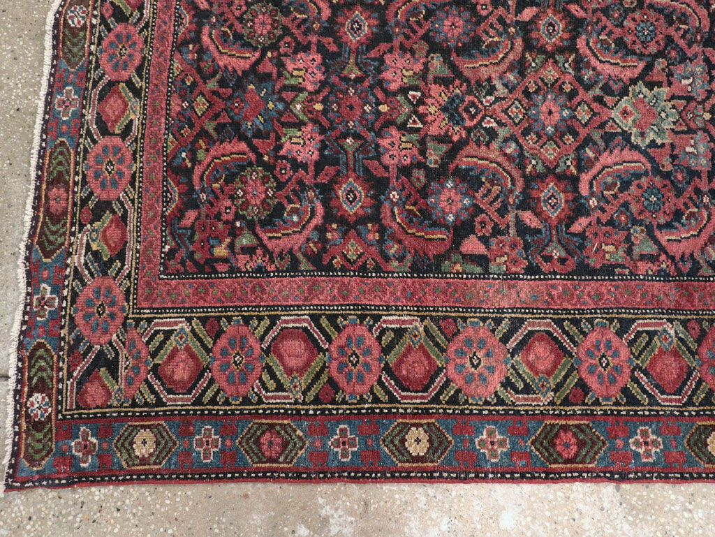 Vintage Persian Malayer Runner, No.17627 - Staging