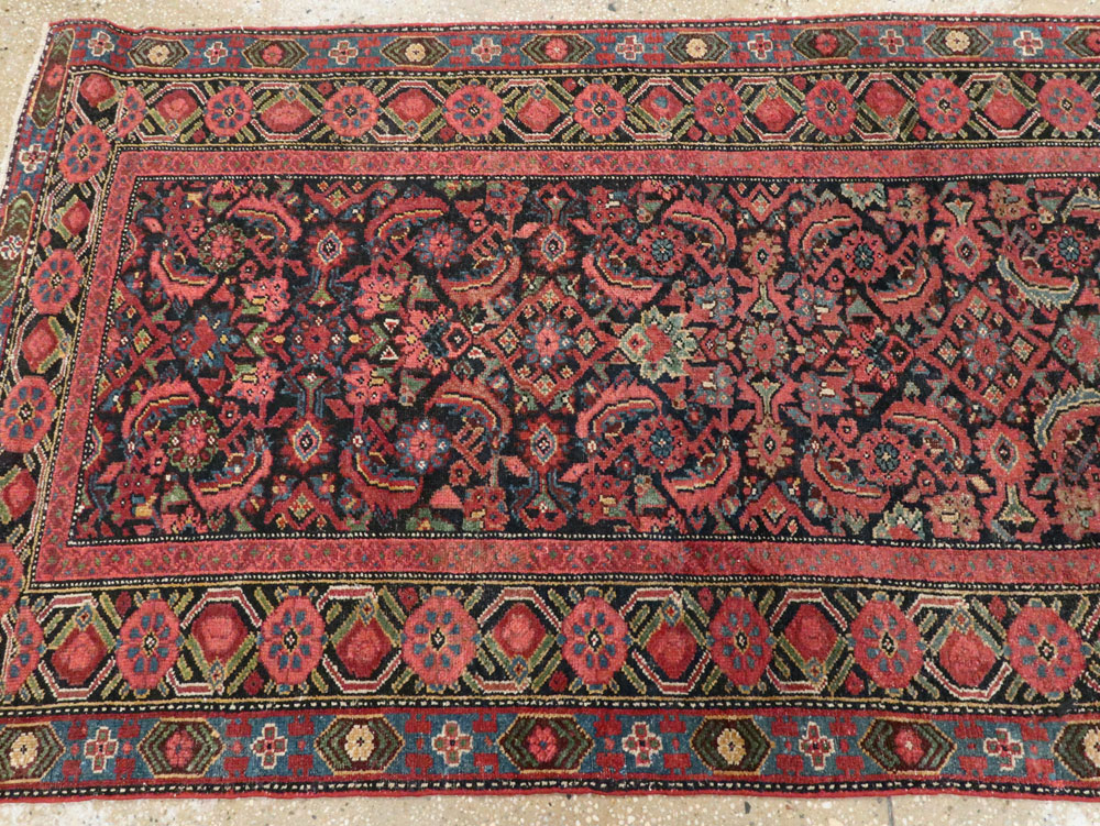 Vintage Persian Malayer Runner, No.17627 - Staging