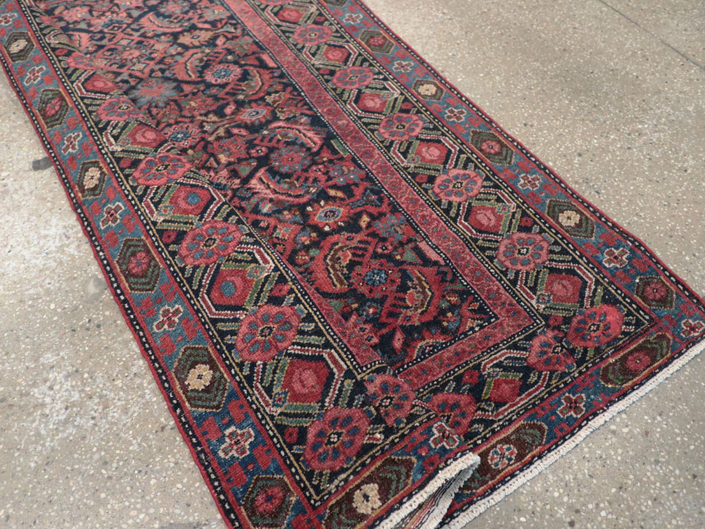Vintage Persian Malayer Runner, No.17627 - Staging