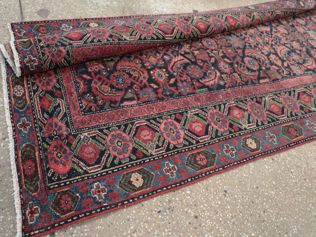 Vintage Persian Malayer Runner, No.17627 - Staging