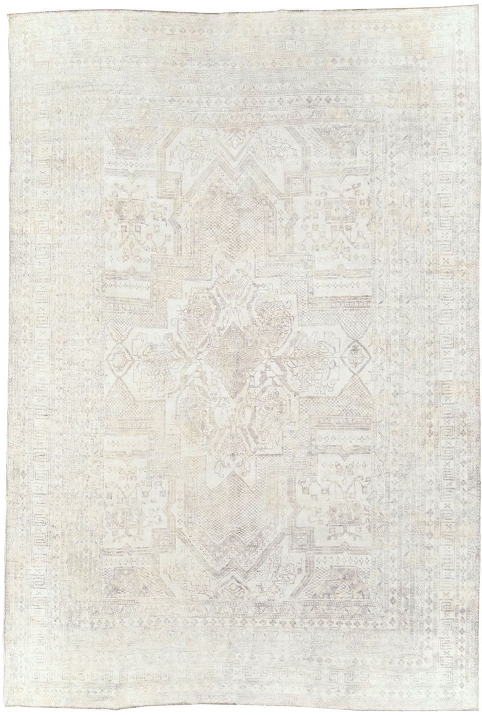 Vintage Cotton Agra Carpet, No.17643 - Staging