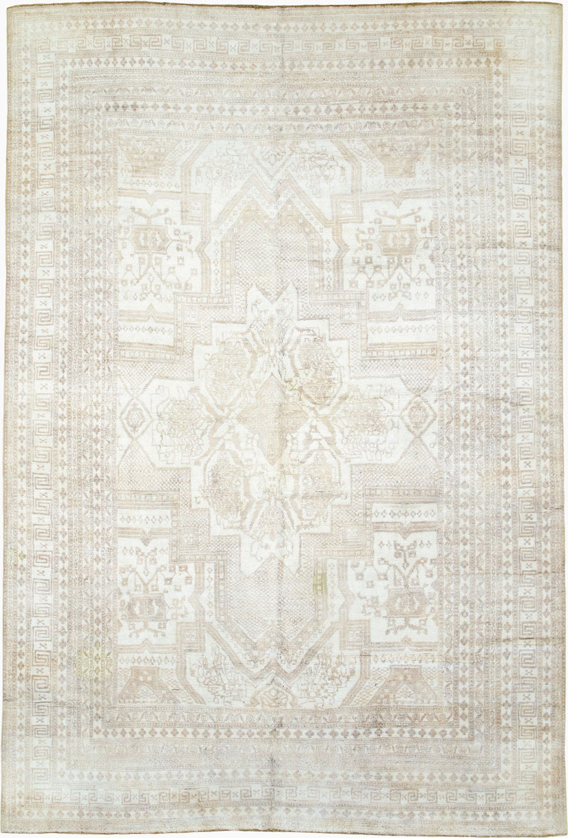 Vintage Cotton Agra Carpet, No.17643 - Staging